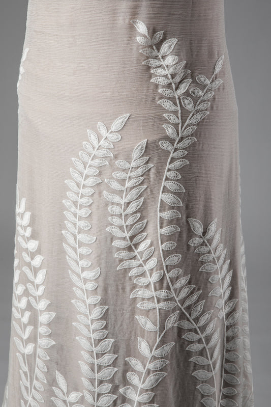 S0213 - EMBROIDERED SILK CHIFFON
