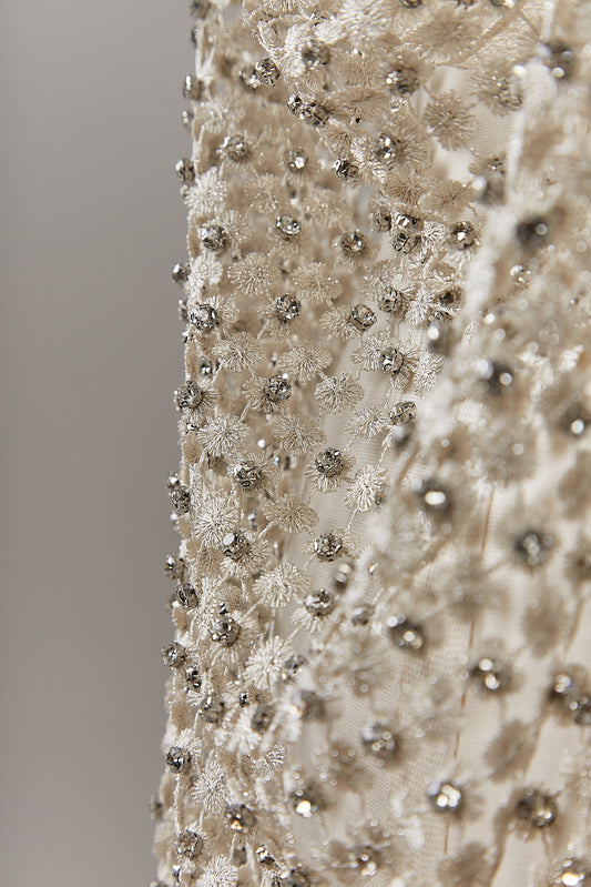 S0626 GUIPIURE BORDADO CON HILOS DE LUREX Y STRASS