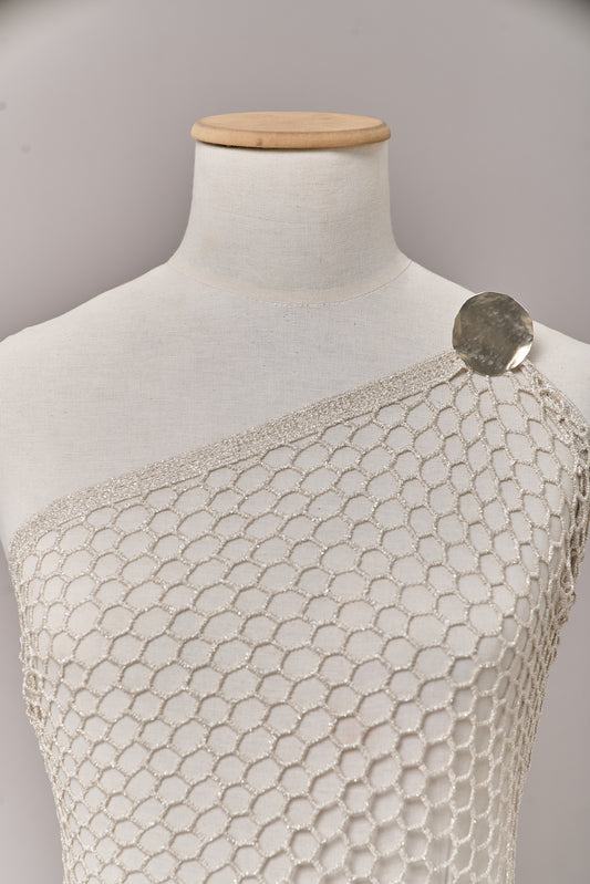 S0716 GUIPIURE CON LUREX SILVER