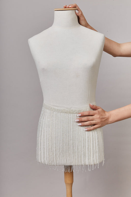 S0647 FLECO CON MOSTACILLAS OFF WHITE