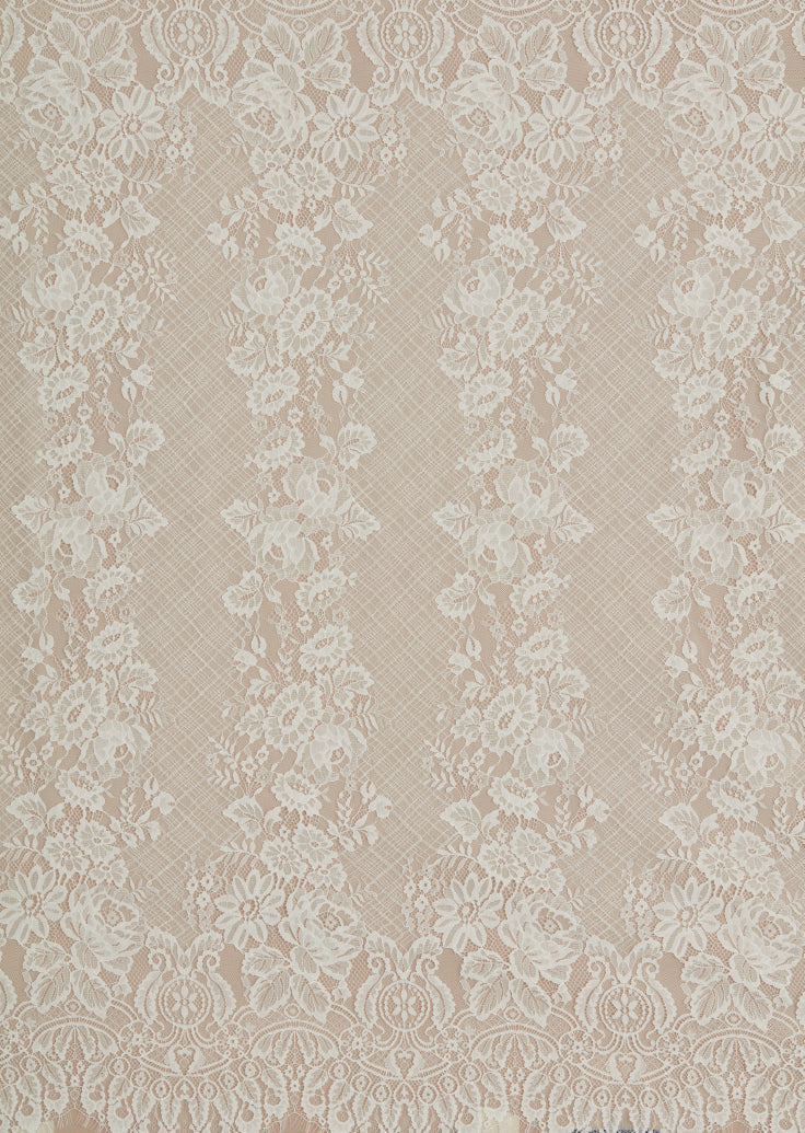 S0387 CHANTILLY EMBROIDERY LACE