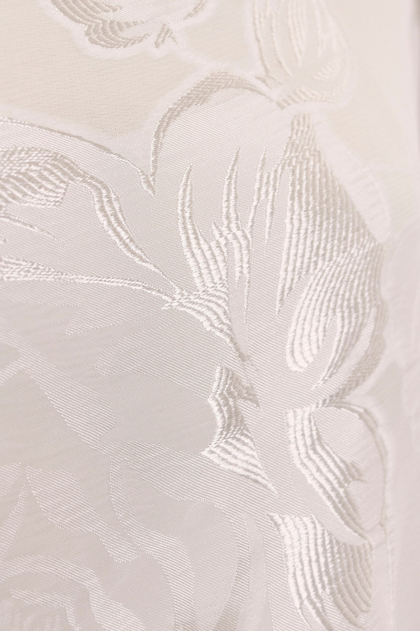 S0530 GASA DE SEDA Y VISCOSA CON FLORES JACQUARD