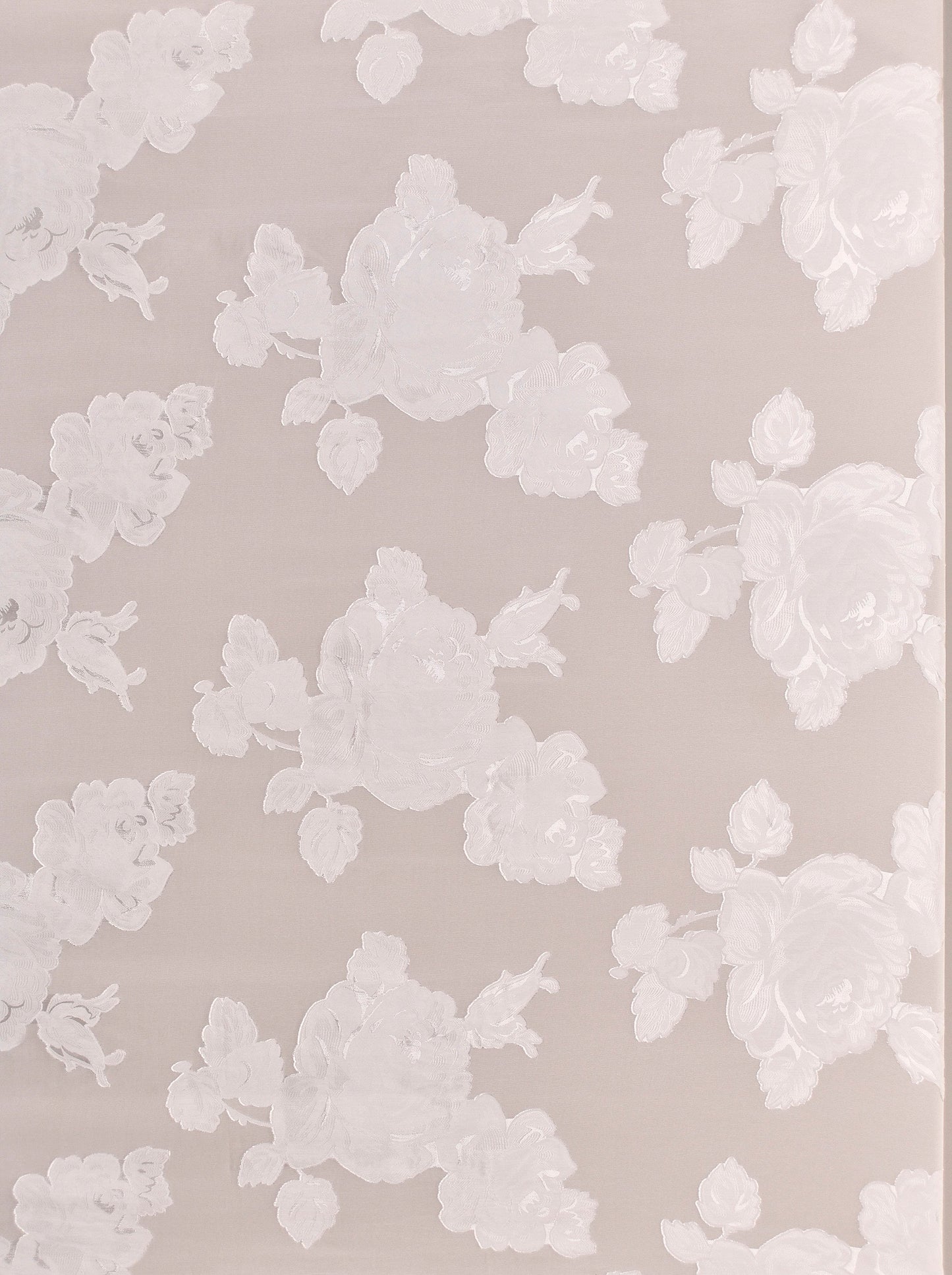 S0530 GASA DE SEDA Y VISCOSA CON FLORES JACQUARD