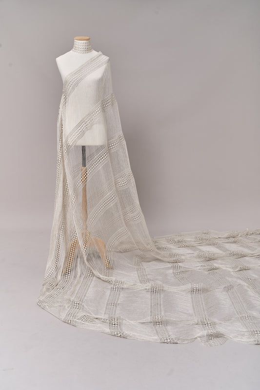 S0717 - GUIPIURE CON LUREX SILVER