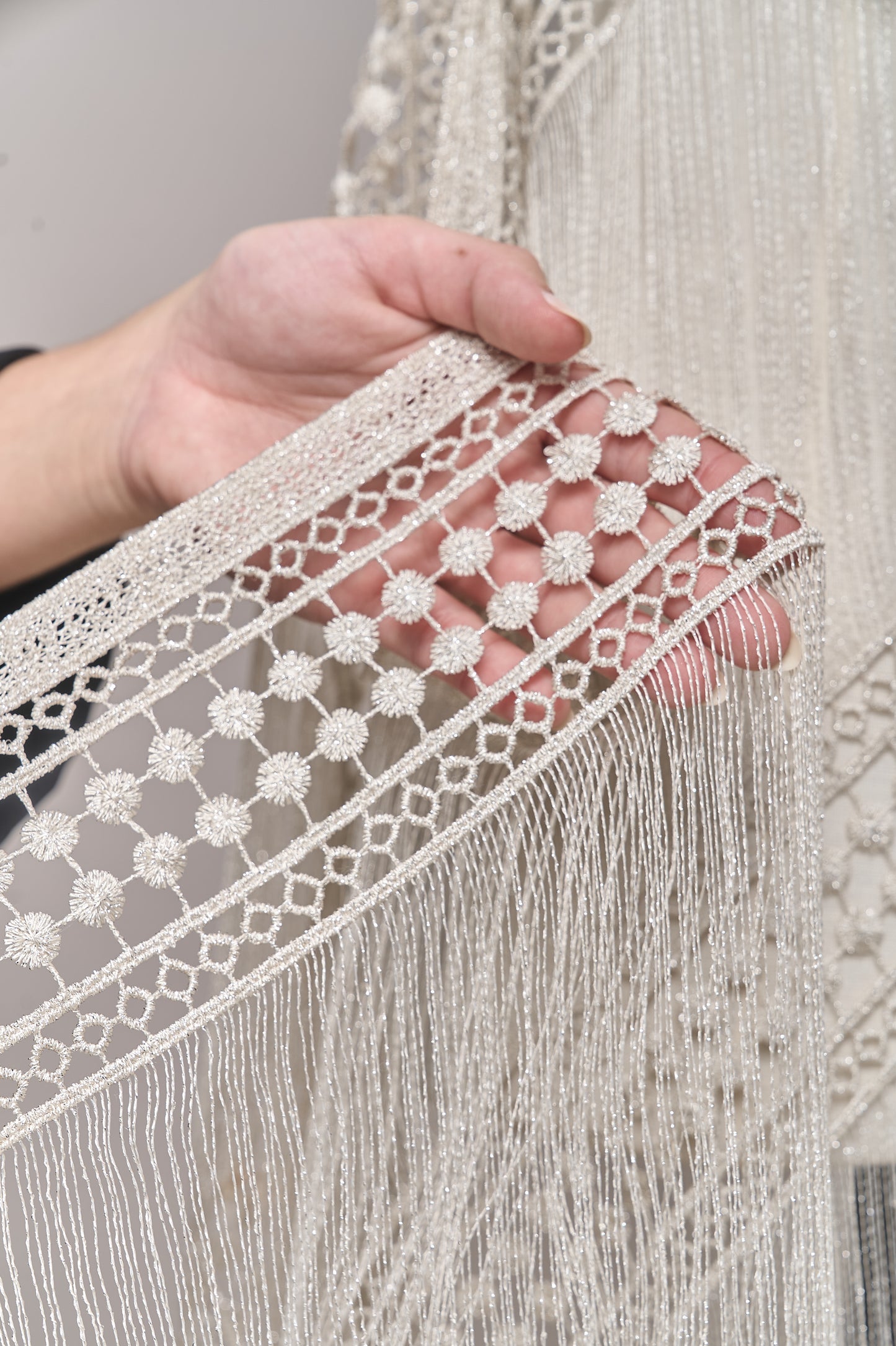 S0717 - GUIPIURE CON LUREX SILVER