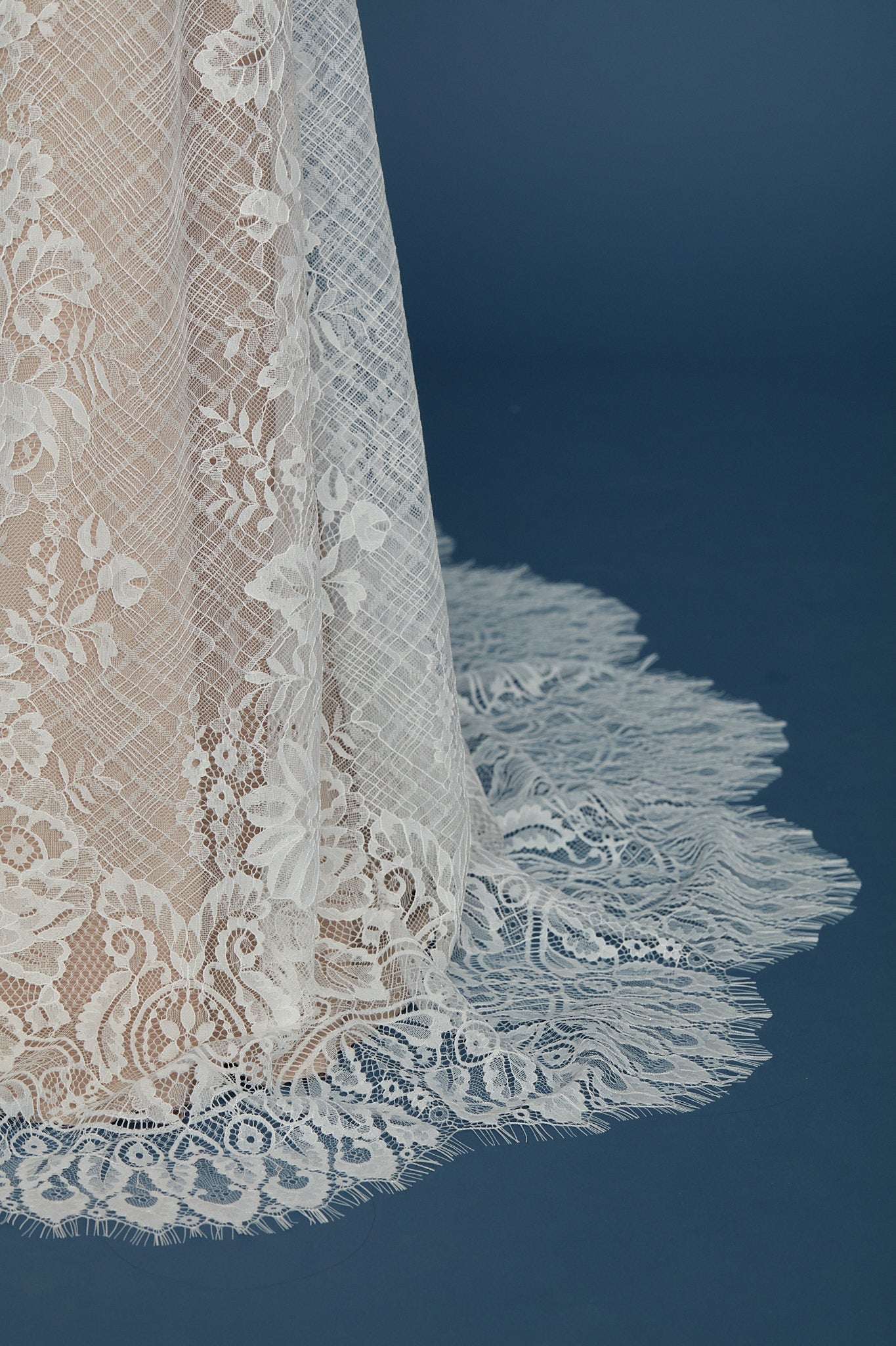 S0387 CHANTILLY EMBROIDERY LACE