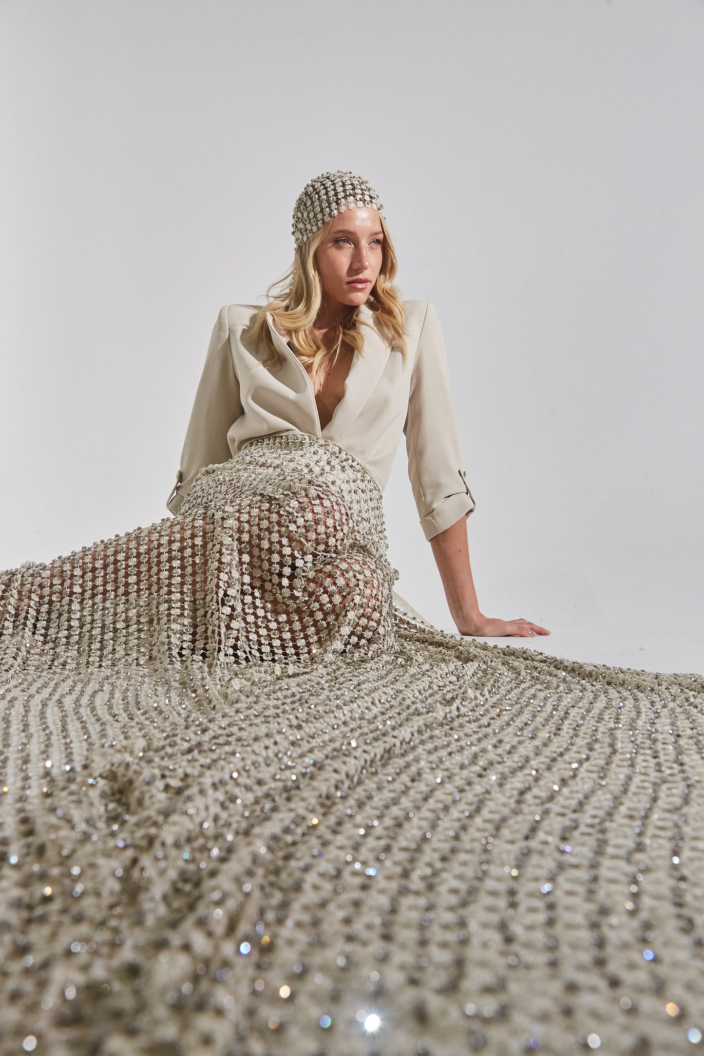 S0626 GUIPIURE BORDADO CON HILOS DE LUREX&nbsp; Y STRASS